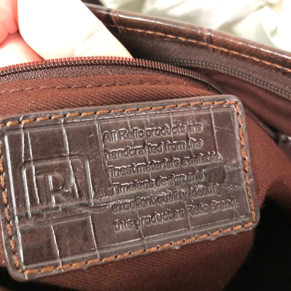 Relic Leather Patchwork Bag Excellent Condition - image 4